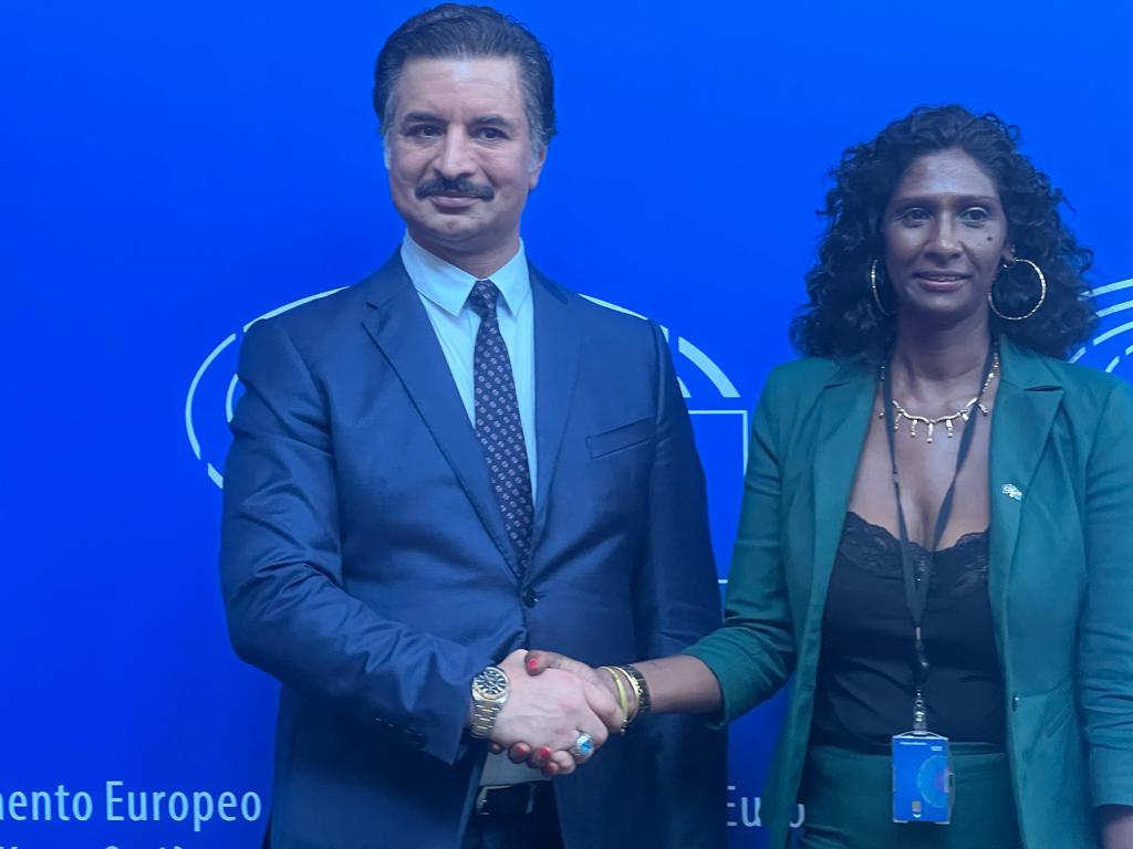 Dr Elseddik Haftar avec MEP Maxette Pirbakas